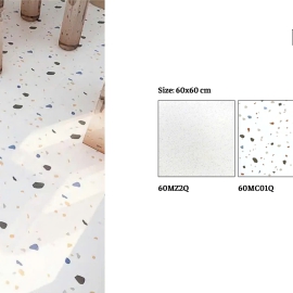 Gạch terrazzo 60x60 cm 60MZ2Q / 60MC01Q / 60MZ35Q