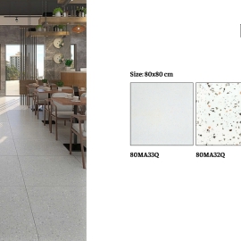 Gạch terrazzo 80x80 cm 80MA33Q / 80MA32Q / 80MA31Q