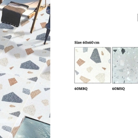 Gạch terrazzo 60x60 cm 60MBQ / 60MSQ / 60MGQ