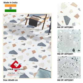 Gạch terrazzo 60x60 cm 60TQB01 60TQS01 60TQG01