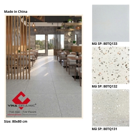 Gạch terrazzo 80x80 cm 80TQ133 80TQ132 80TQ131