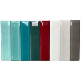 Gạch thẻ bóng vát cạnh 6,8x28 ốp tường trang trí