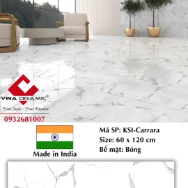 Gạch giả đá 60x120 cm KSI-Carrara