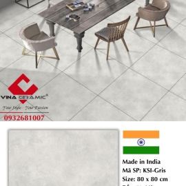 Gạch giả đá 80x80 cm KSI-Gris