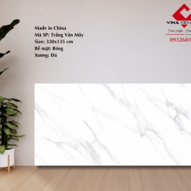 Đá Trắng Vân Mây 320x135x1,5 cm