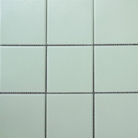 Gạch thẻ mosaic vuông xanh lá nhạt mờ