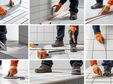 Quy Trình Lát Gạch Ốp Tường & Lát Nền Đúng Kỹ Thuật  Tránh Nứt, Bung Tróc, Ẩm Mốc