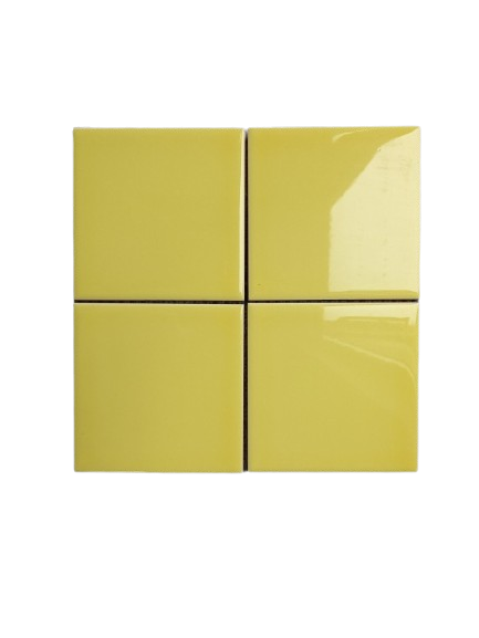 Gạch vuông vàng bóng phẳng