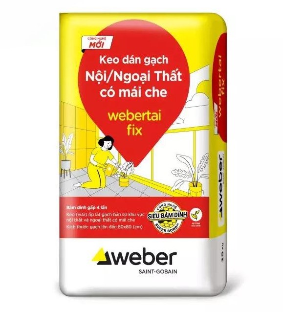 Keo dán gạch webertai fix